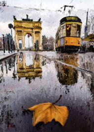 "Milano, pioggia d'autunno"